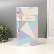 Фотоальбом на 300 фото 10×15 см «Геометрия», золото 33.5×17.5×5 см