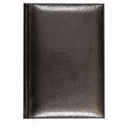 Книжка записная А5, 80л, клетка, сшивка, иск.кожа, Attomex «Visa», черная