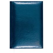 Книжка записная А5, 80л, клетка, сшивка, иск.кожа, Attomex «Visa», темно-синяя