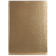 Блокнот А4 80л.кл.сшивка,тв.обл.Hatber, «CROCO» 5-цв. блок, тиснение, золотой