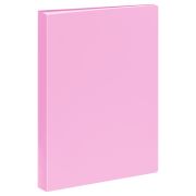 Папка с 40 вкладышами СТАММ А4, 21мм, 500мкм, пластик, пастель, розовая