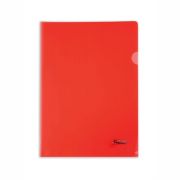 Папка-уголок А4 Hatber HD, 180мкм, красная